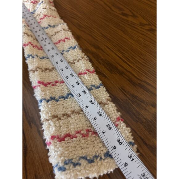 Vintage White Stag Bouclé Jacket Women’s Medium Made in USA Striped Retro Lined - Picture 12 of 12